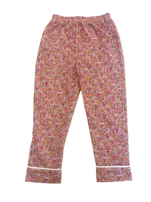 Pijama flori roz